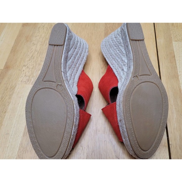 Picon Calzados Leather Espadrille Wedge Shoes WomensSize 8 Handmade in Spain NEW - Picture 4 of 6